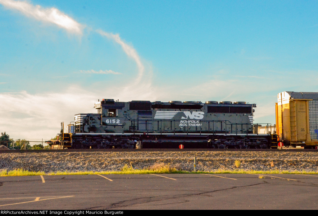 NS SD40-2 Locomotive in the yard